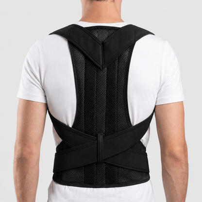 Cross-Back Posture Corrector - Breathable Mesh Daily Postural Support