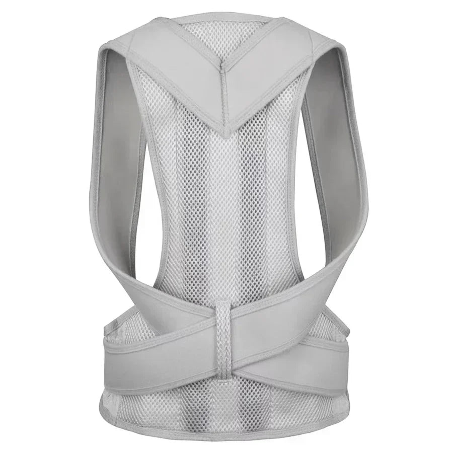 Cross-Back Posture Corrector - Breathable Mesh Daily Postural Support