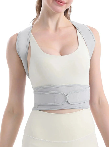 Cross-Back Posture Corrector - Breathable Mesh Daily Postural Support