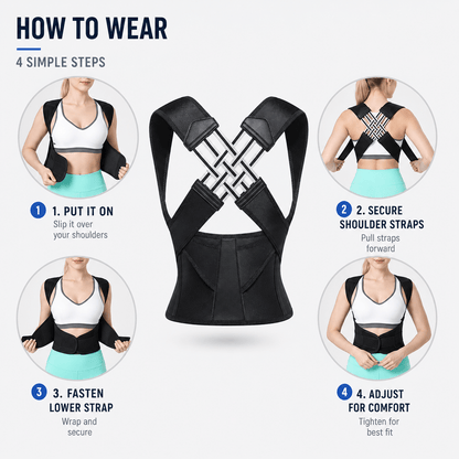 Full Back Posture Corrector - Pain Relief & Rehabilitation