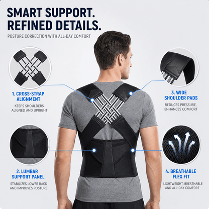 Full Back Posture Corrector - Pain Relief & Rehabilitation