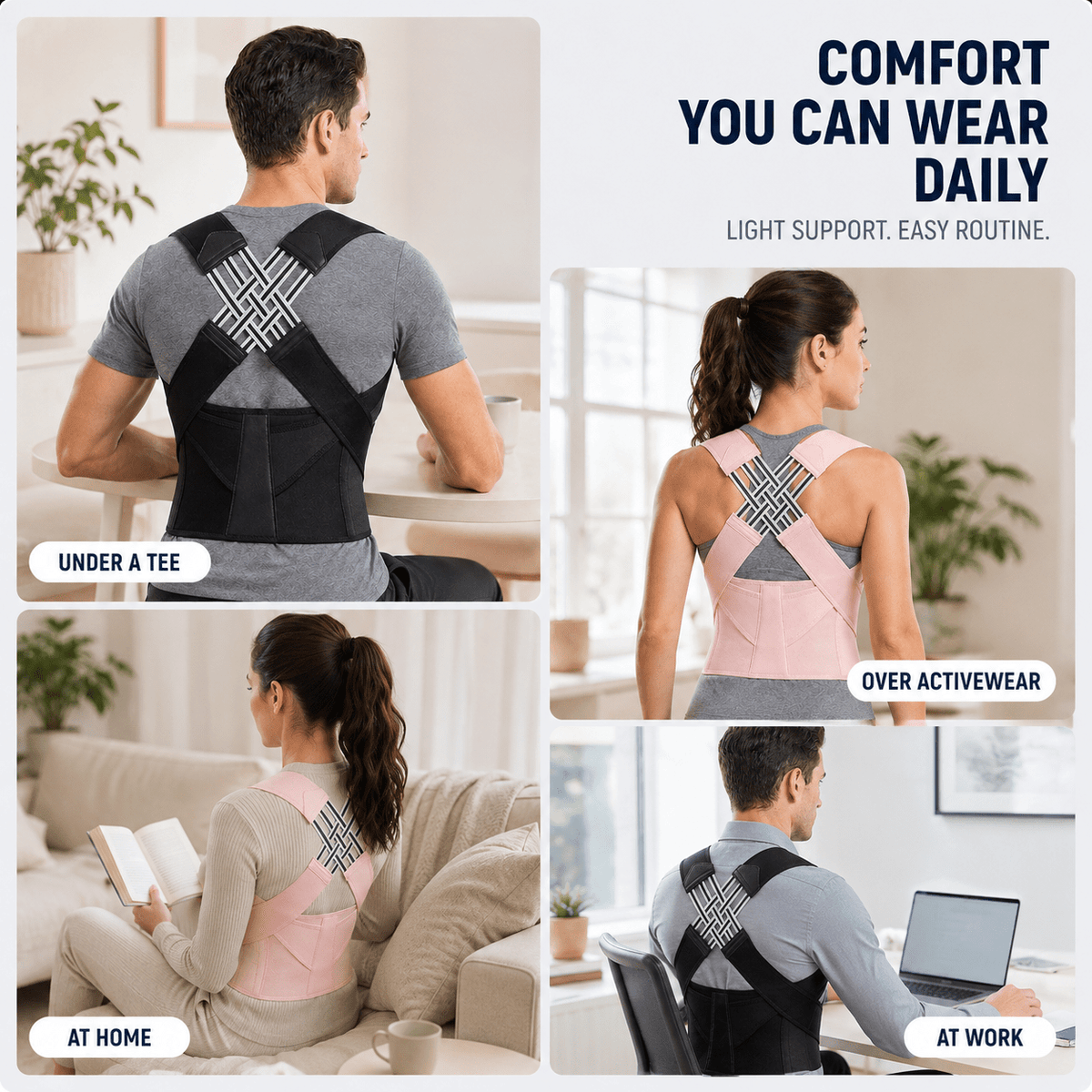 Full Back Posture Corrector - Pain Relief & Rehabilitation