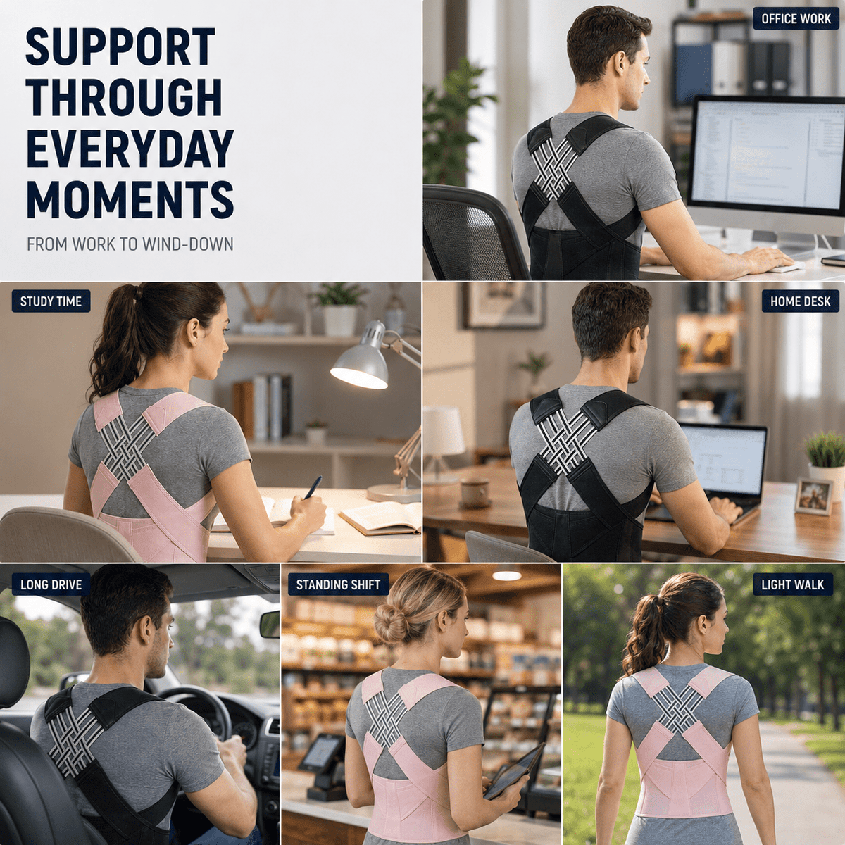 Full Back Posture Corrector - Pain Relief & Rehabilitation