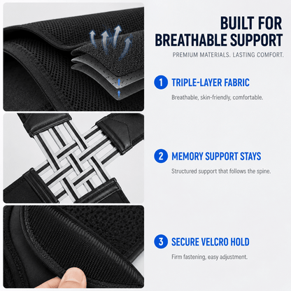 Full Back Posture Corrector - Pain Relief & Rehabilitation