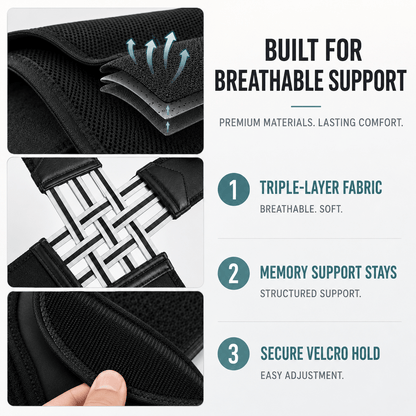 Women's & Student Back Posture Corrector - Adjustable Light