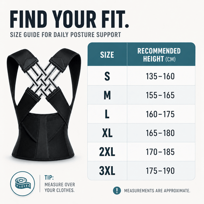 Women's & Student Back Posture Corrector - Adjustable Light
