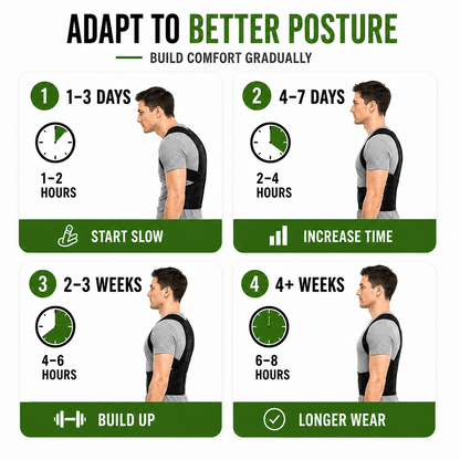 Back Posture & Lumbar Support Corrector - Unisex Adjustable