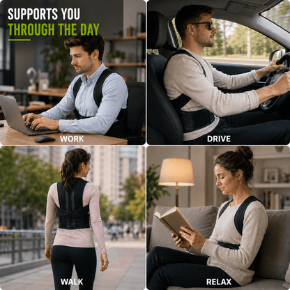 Back Posture & Lumbar Support Corrector - Unisex Adjustable