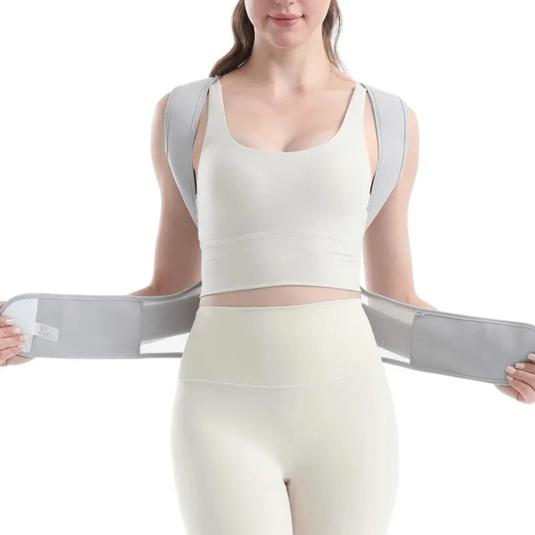 Adjustable Upper Back Posture Corrector - Light Discreet Daily