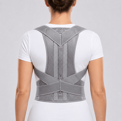 Adjustable Upper Back Posture Corrector - Light Discreet Daily