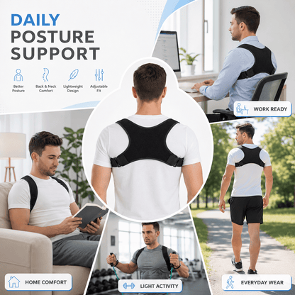 Shoulders Posture Corrector - Adjustable Discreet Office Effective