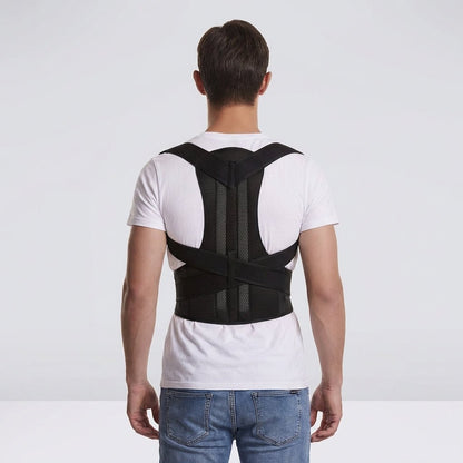 Premium Adjustable Posture Corrector - Men & Women Reinforced Support