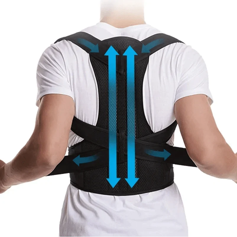 Premium Adjustable Posture Corrector - Men & Women Reinforced Support
