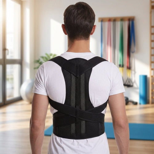 Premium Adjustable Posture Corrector - Men & Women Reinforced Support