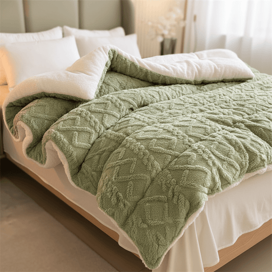 Plush Reversible Thick Duvet - Premium All-Season Bed Comfort
