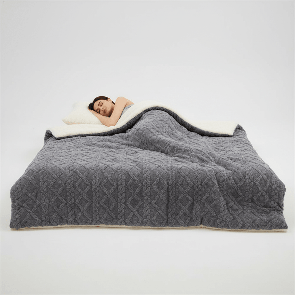 Plush Reversible Thick Duvet - Premium All-Season Bed Comfort