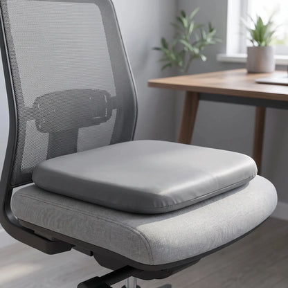 Square Office Cushion - Slow Rebound Breathable Non-Slip Base
