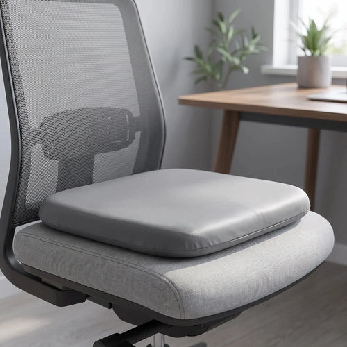 Square Office Cushion - Slow Rebound Breathable Non-Slip Base