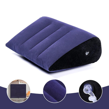 Inflatable Wedge Cushion - Travel & Home Lumbar Support & Rest