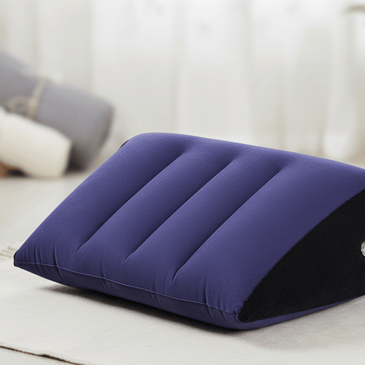 Inflatable Wedge Cushion - Travel & Home Lumbar Support & Rest