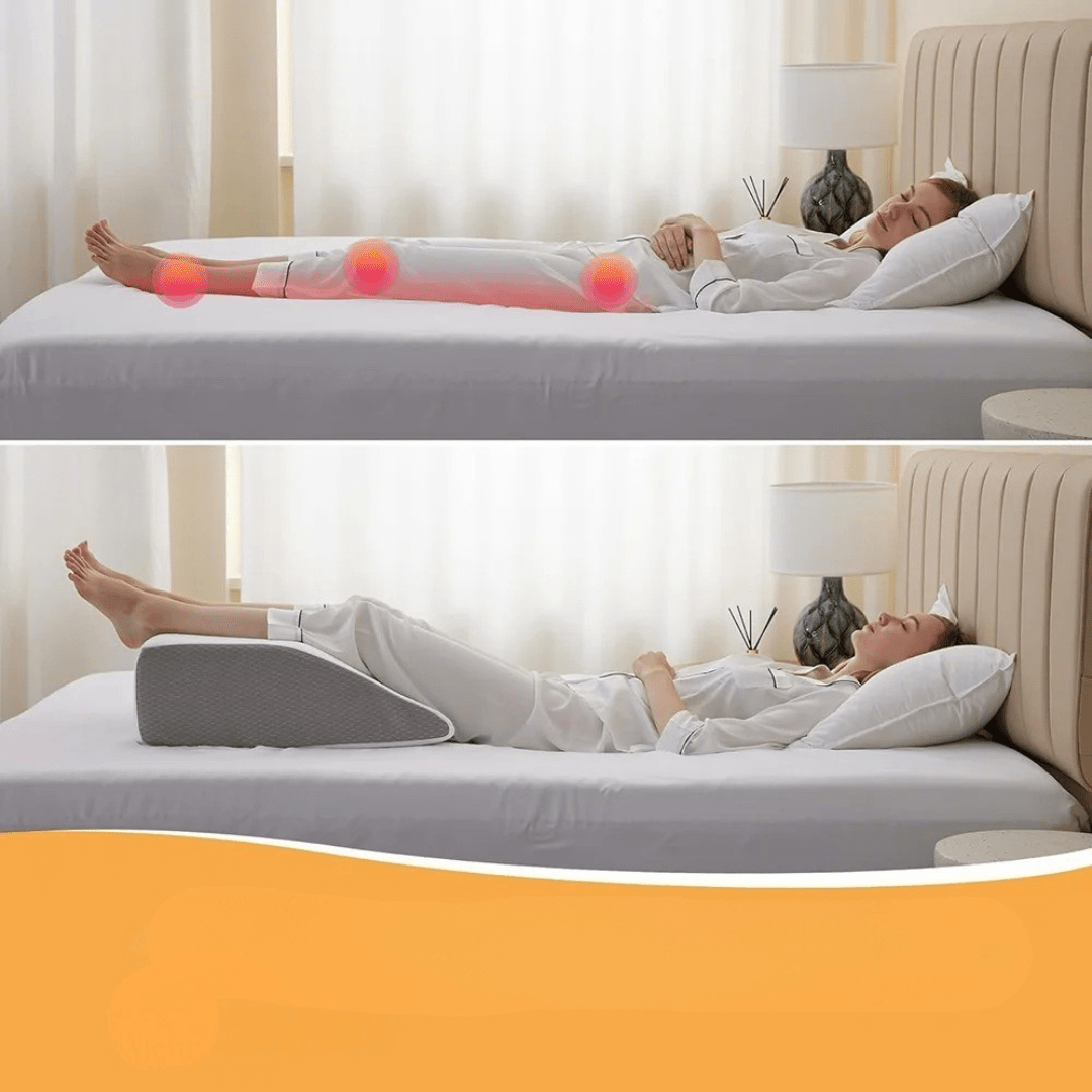 Leg Elevation Foam Wedge 20cm - Circulation & Rest Support