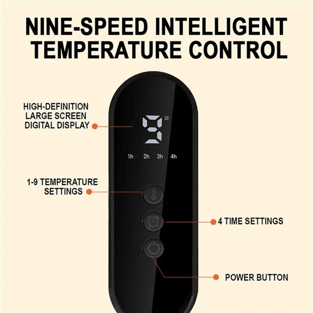 Electric Heating Pad - Targeted Shoulder & Back Pain Relief