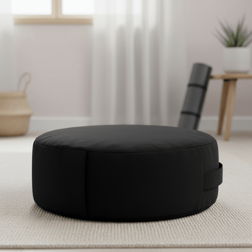 Portable Round 33cm Meditation Cushion - Practice Anywhere