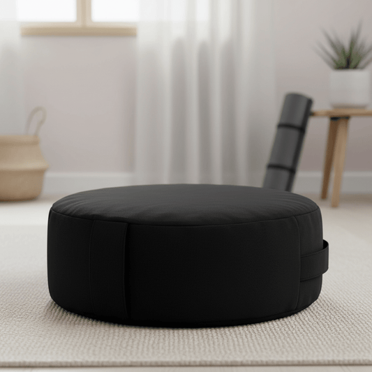 Portable Round 33cm Meditation Cushion - Practice Anywhere