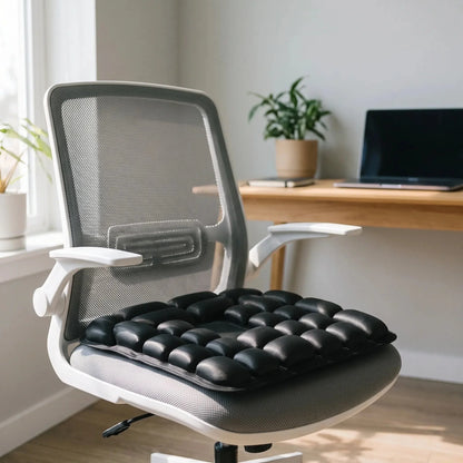 3D Air Cells Ergonomic Inflatable Cushion - Foldable Plane & Office