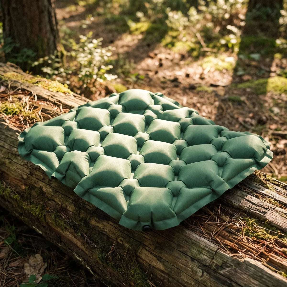 Inflatable Quilted Cushion - Quick Deflate Travel & Plane Comfort