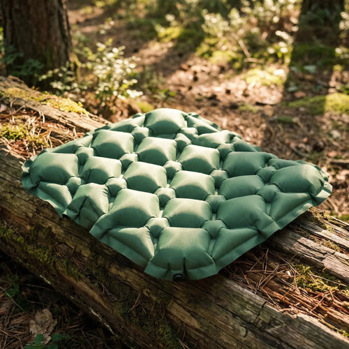 Inflatable Quilted Cushion - Quick Deflate Travel & Plane Comfort
