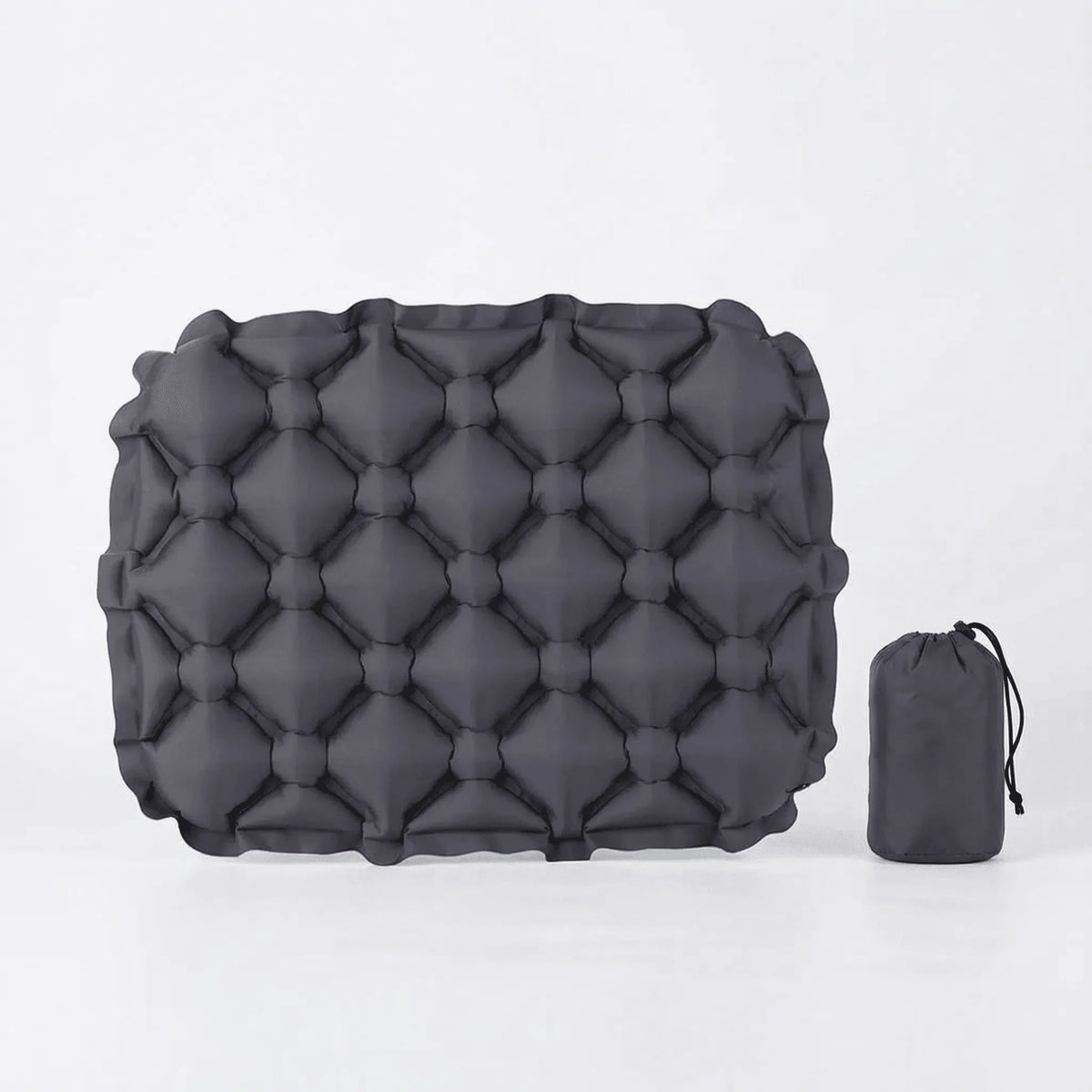 Inflatable Quilted Cushion - Quick Deflate Travel & Plane Comfort