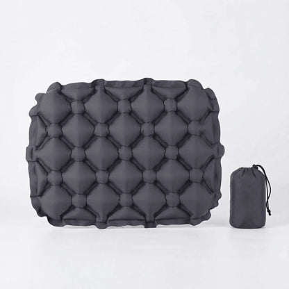 Inflatable Quilted Cushion - Quick Deflate Travel & Plane Comfort