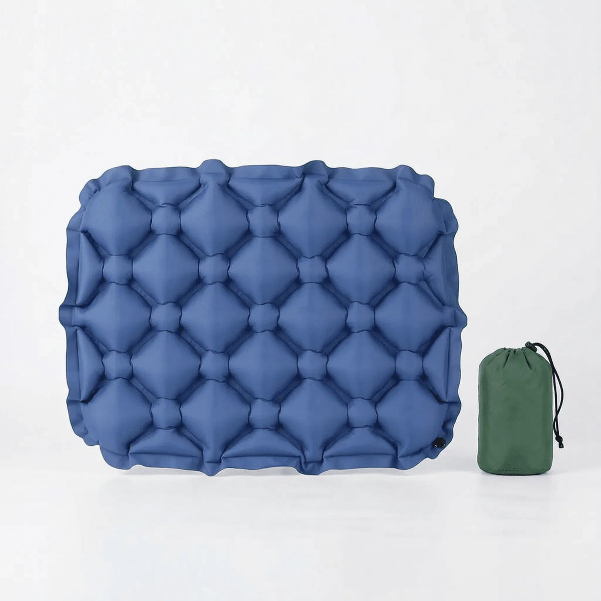 Inflatable Quilted Cushion - Quick Deflate Travel & Plane Comfort
