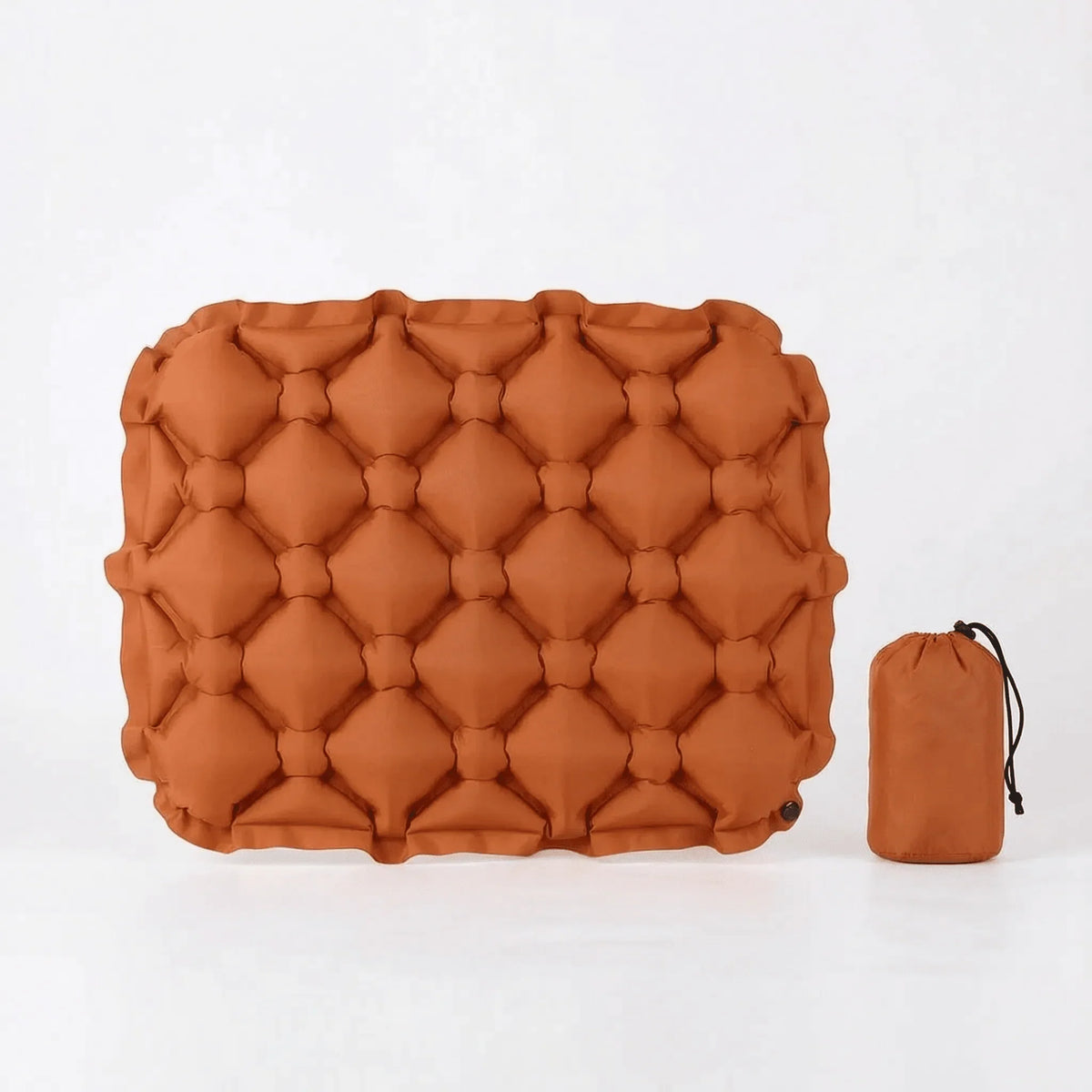 Inflatable Quilted Cushion - Quick Deflate Travel & Plane Comfort