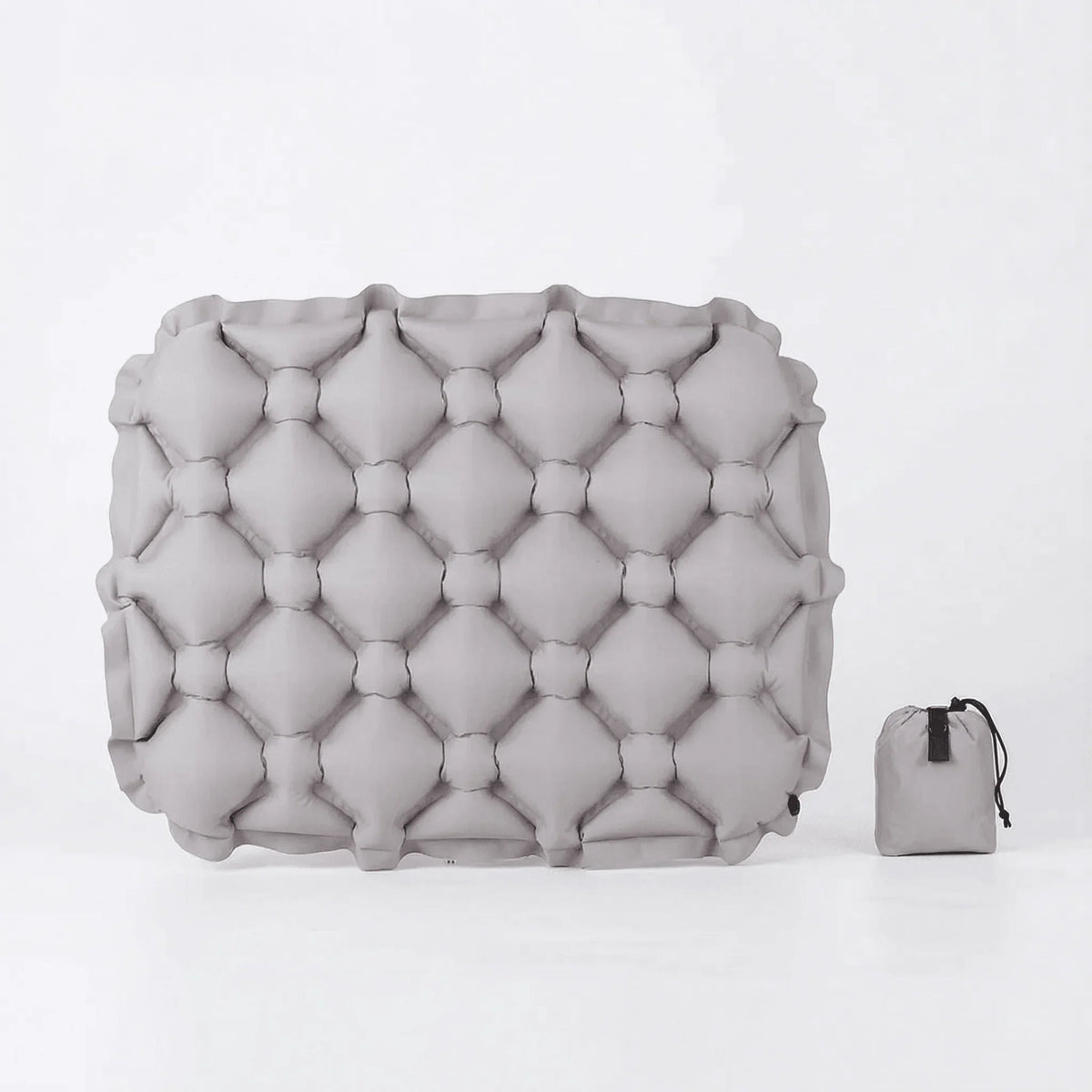 Inflatable Quilted Cushion - Quick Deflate Travel & Plane Comfort