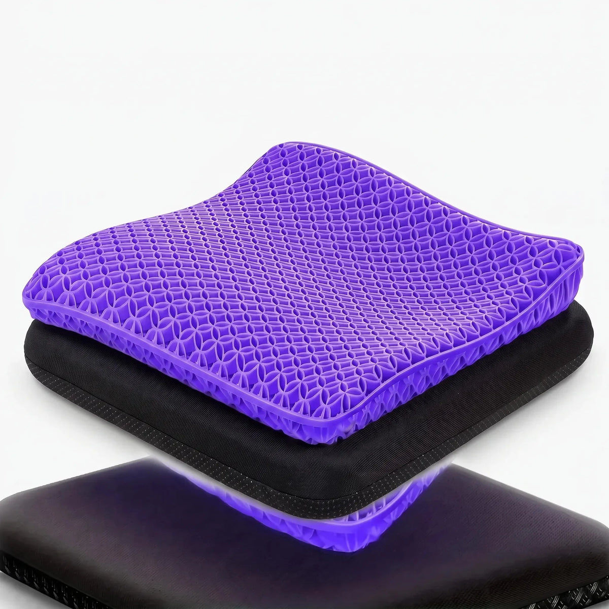 Honeycomb Grid Double Thickness Cushion - Breathable Office & Car