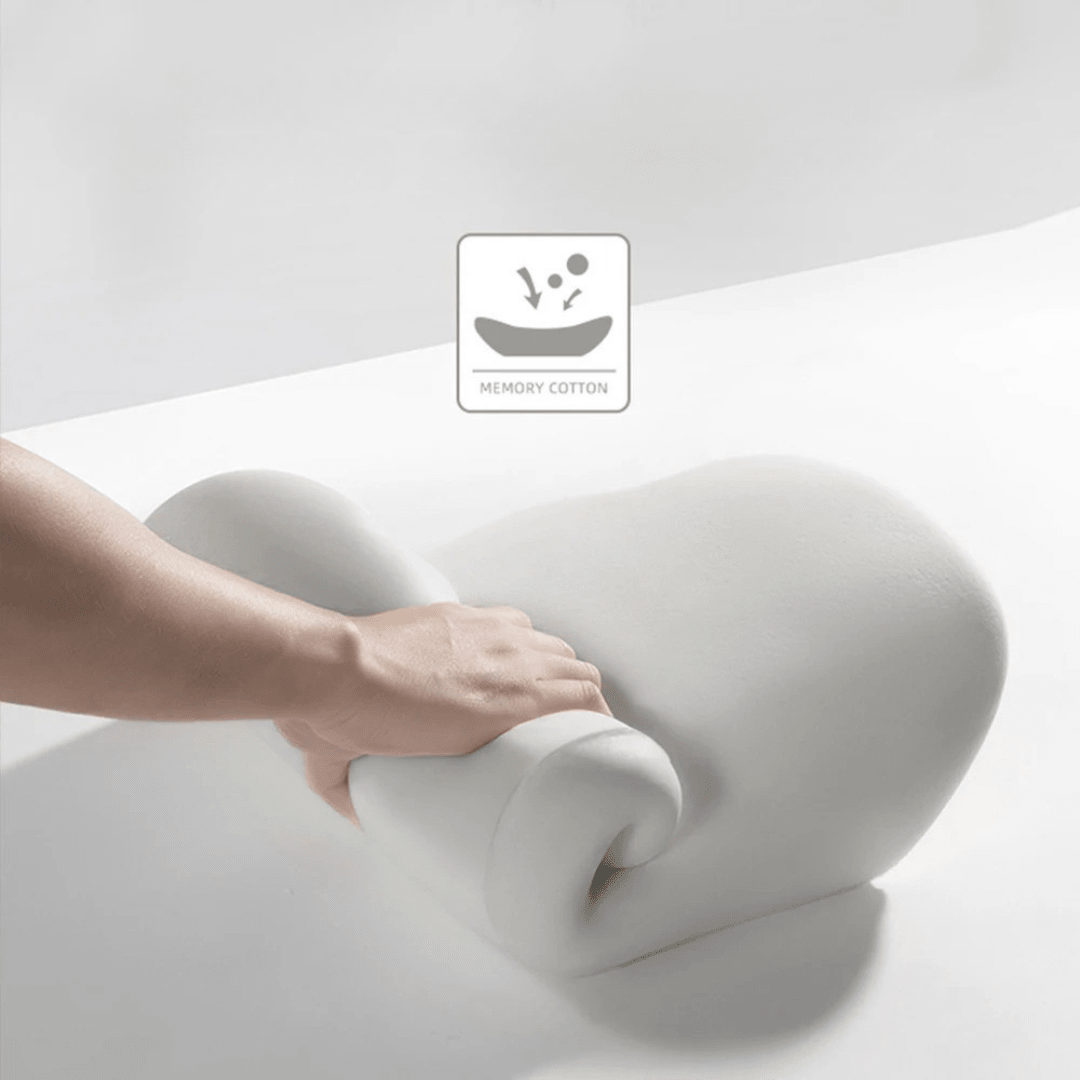 Car Lumbar & Headrest Memory Foam Cushion - Premium Driver Set