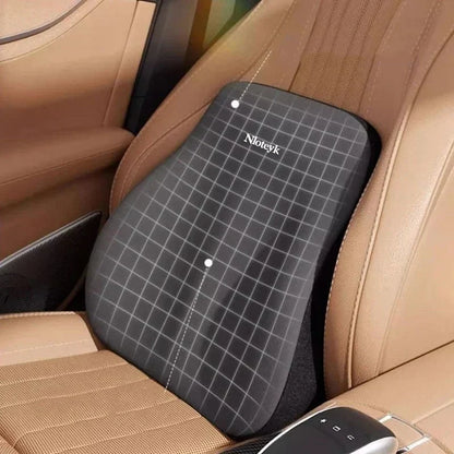Car Lumbar & Headrest Memory Foam Cushion - Premium Driver Set