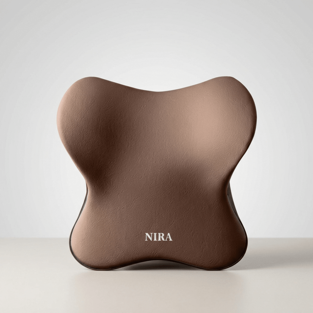 Car Lumbar & Headrest Memory Foam Cushion - Premium Driver Set