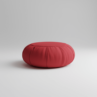 Round Floor Yoga Meditation Cushion - Natural Buckwheat Fill
