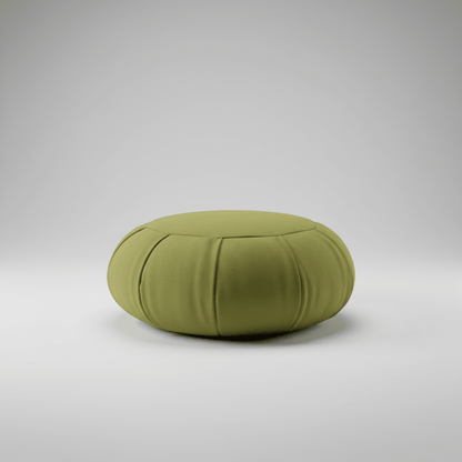 Round Floor Yoga Meditation Cushion - Natural Buckwheat Fill