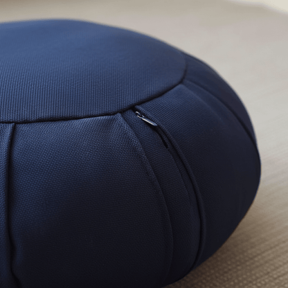 Round Floor Yoga Meditation Cushion - Natural Buckwheat Fill