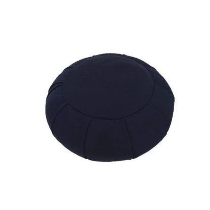 Round Floor Yoga Meditation Cushion - Natural Buckwheat Fill