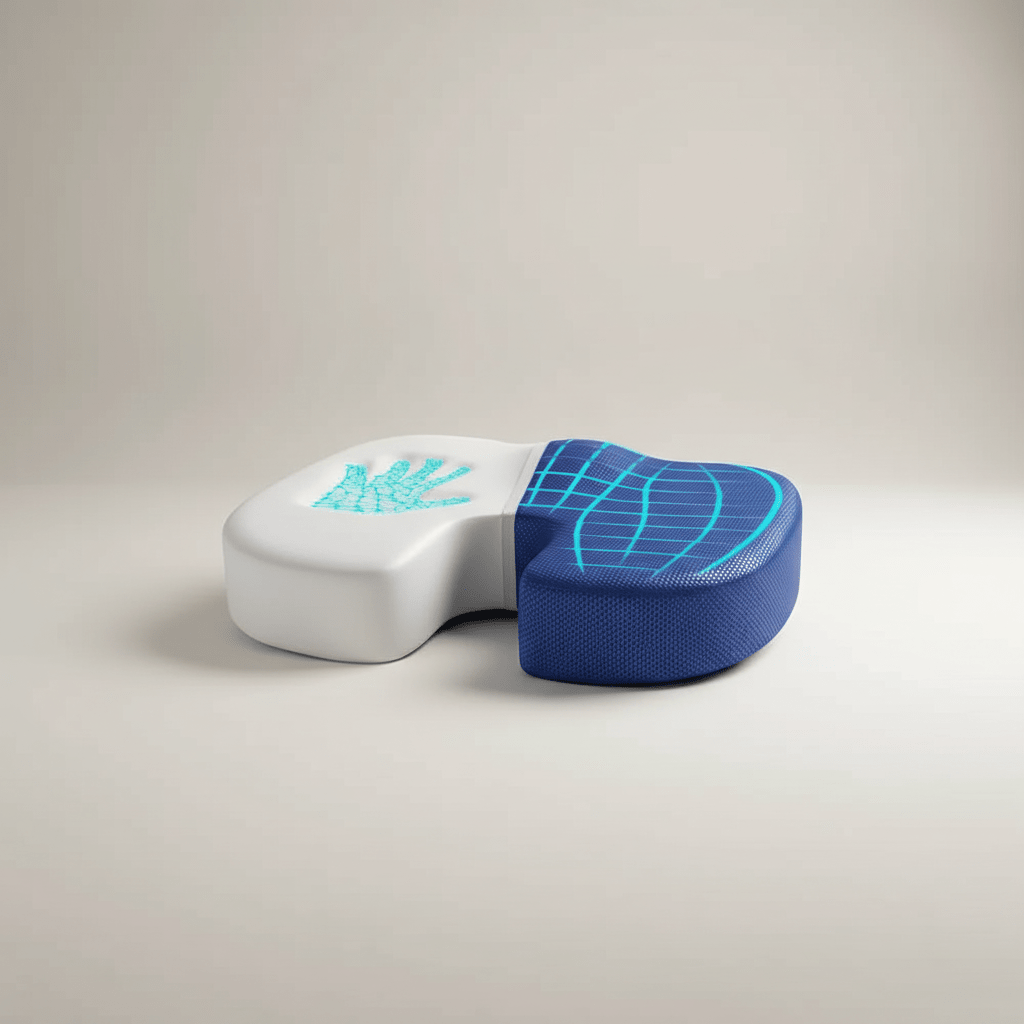 Memory Foam Ergonomic Office Cushion - Premium Durable Quality