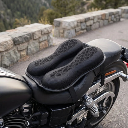 Motorcycle Touring Cushion - Divided Chamber & Central Air Channel
