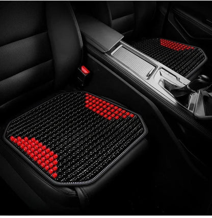 Beaded Driver Cushion - Reinforced Edges Massage & Ventilation