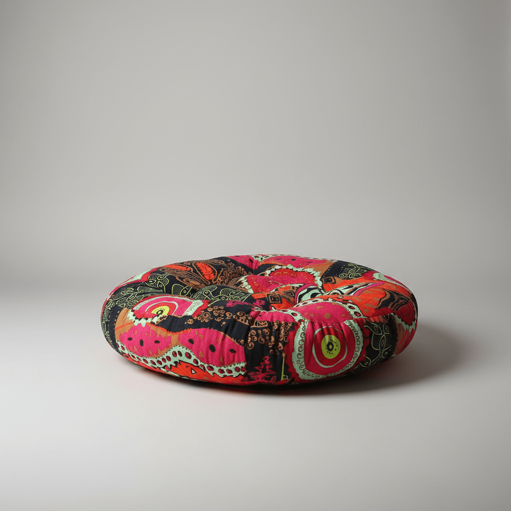 Round Thick Floor Cushion - Window Seat & Reading Nook Comfort