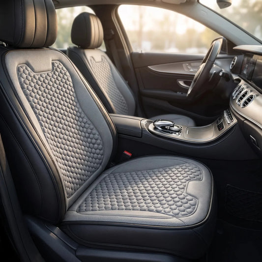 3D Honeycomb Car Cushion - Piped Edges Non-Slip Ventilated