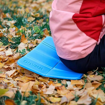 Foldable Thick Travel Cushion - Wipe-Clean Camping & Commute